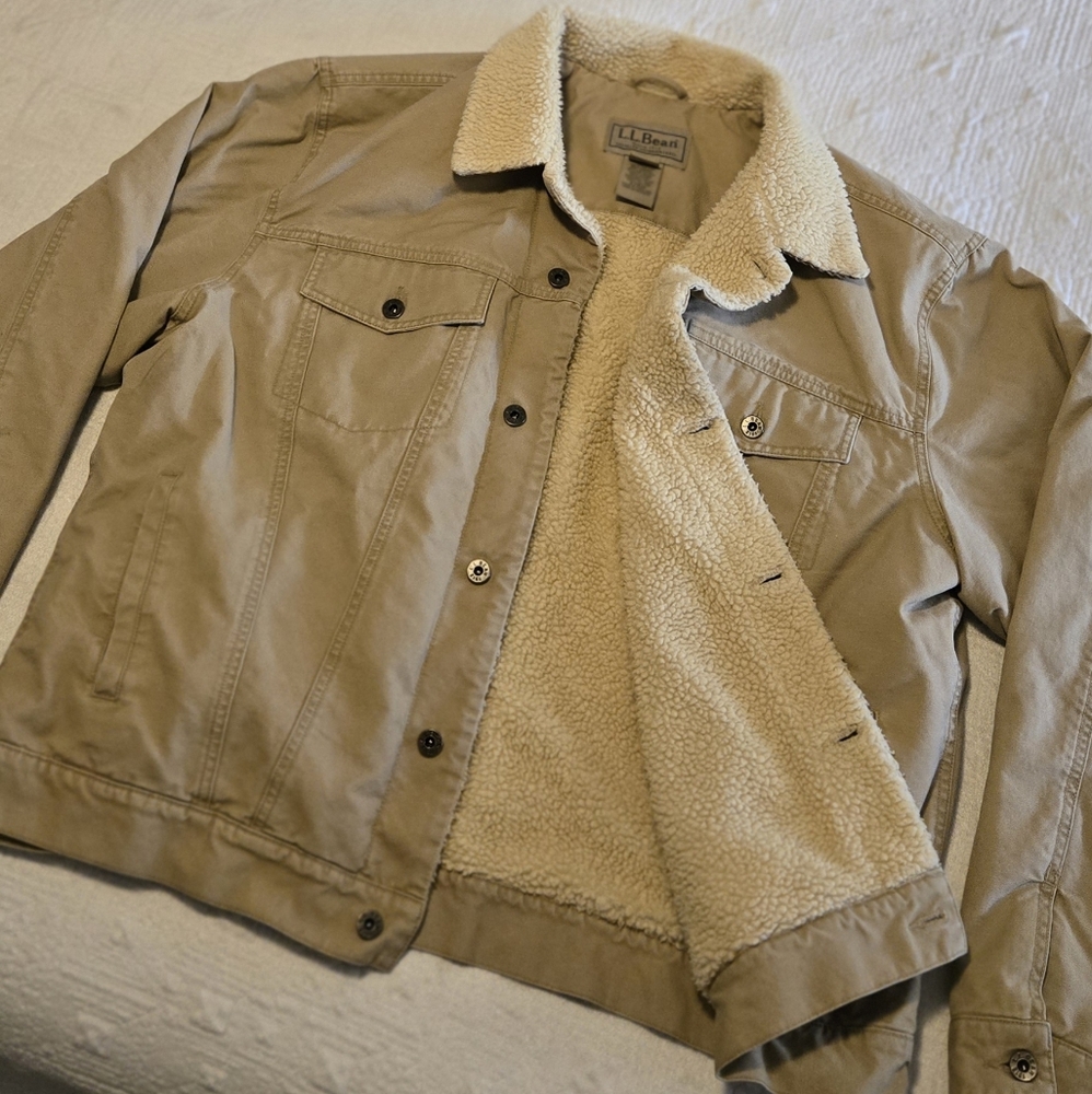 L.L. Bean Sherpa-Lined Work Jacket